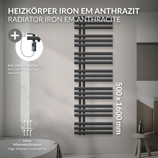 Sleek Luxury Iron Bath Em 500x1600 Mm