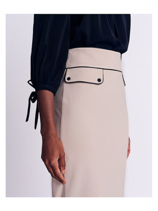 Forel Pencil Skirt Ice