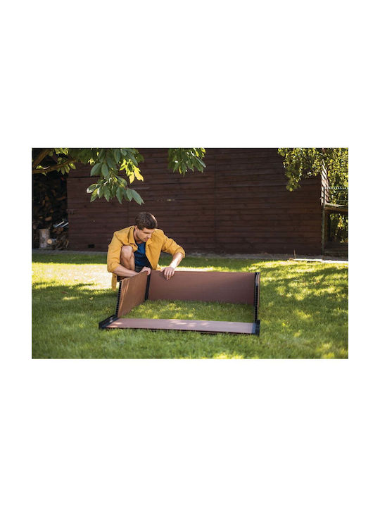 Maple Trough Rectangular Flower Bed 106x52x32cm Brown