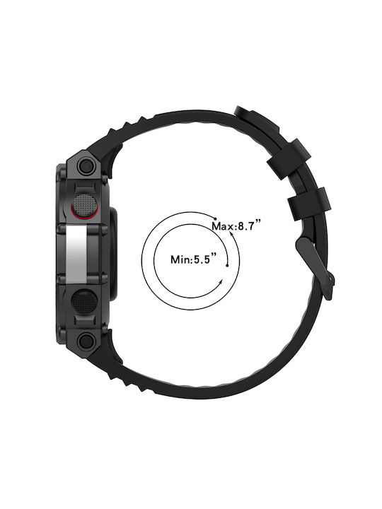 Techsuit Armband Silikon Blau (Amazfit T-Rex 2)