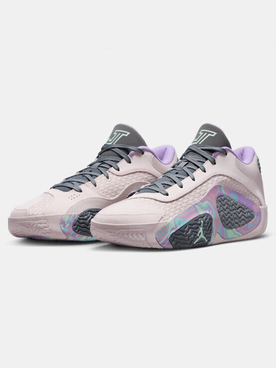 Jordan Low Basketball Shoes Light Soft Pink / Smoke / Lilac / Mint Foam