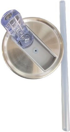 Estia Replacement Lid for Thermos 500ml Spare Lid for Thermos 500ml made of Plastic Black