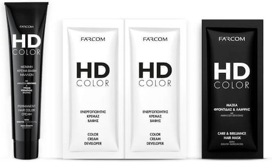 Farcom HD Color Hair Dye 7.77 Chocolate light 60ml