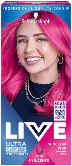 Schwarzkopf Live Haarfärbemittel 93 Shocking Rose 80ml