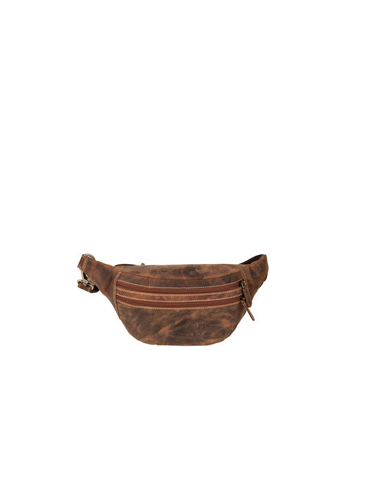 Leather Creations XK Leather Waist Bag Tabac Brown