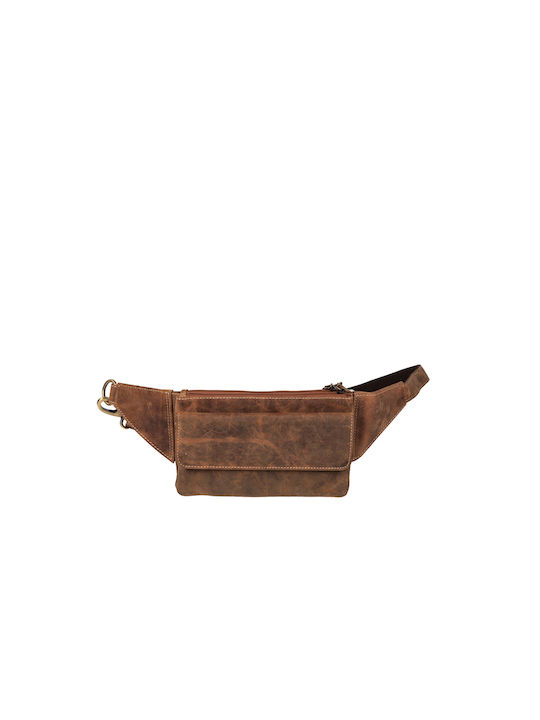 Leather Creations XK Leather Waist Bag Tabac Brown