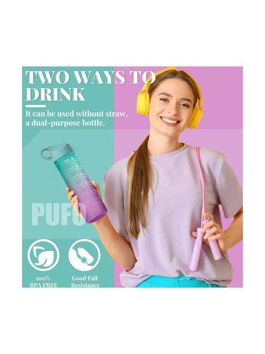 Αθλητικό Παγούρι Πλαστικό 500ml Πράσινο