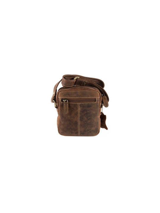 Leather Creations XK Leather Men's Bag Shoulder / Crossbody Tabac Brown