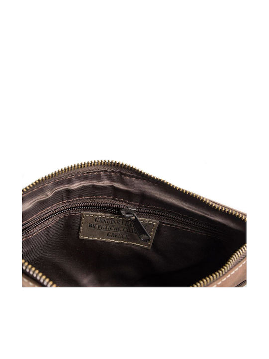 Leather Men's Bag Shoulder / Crossbody Brown