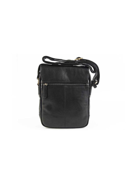 Leather Creations XK Leather Men's Bag Shoulder / Crossbody Black