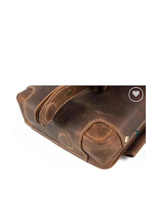 Leather Men's Bag Shoulder / Crossbody Brown
