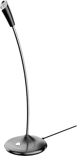 Platinet Platinet Μικρόφωνο 3.5mm Επιτραπέζιο, Gooseneck για Κινητό