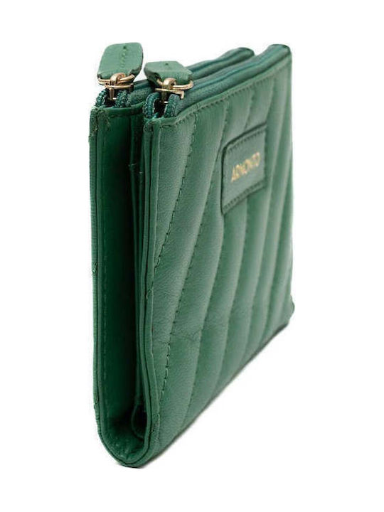 Large Leather Women's Wallet Classic with RFID Green