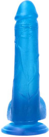 Toyz4lovers Dildo realist cu Scrotum Albastru 23cm