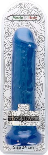 Toyz4lovers Ρεαλιστικό Dildo με Βεντούζα Μπλε 34cm