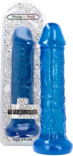 Toyz4lovers Ρεαλιστικό Dildo με Βεντούζα Μπλε 34cm