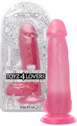 Toyz4lovers Реалистично дилдо с Топки и Вендуза Розов 31см