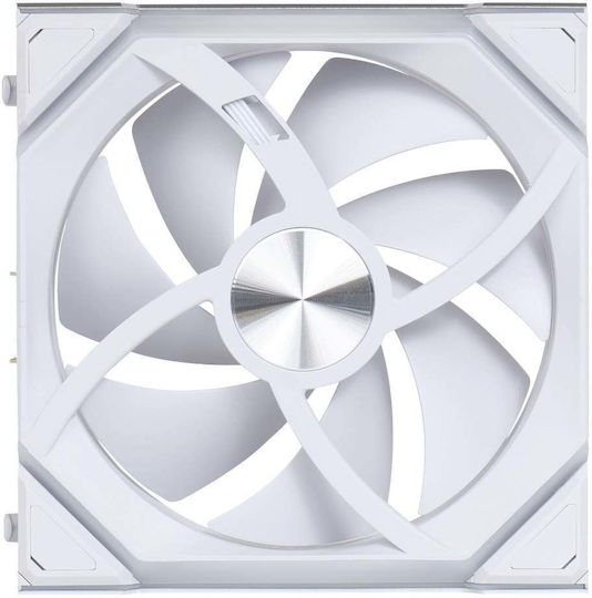 Lian Li UNIFAN SL Wireless Reverse Blade Case Fan 120mm (2000rpm / 64cfm) with RGB White Lighting
