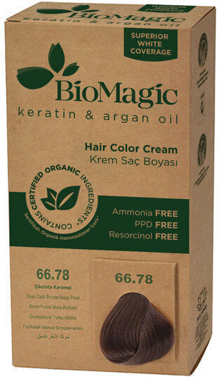 BioMagic Боя За Коса 66.78 - Дълбок Тъмен Рус Перлен 60мл