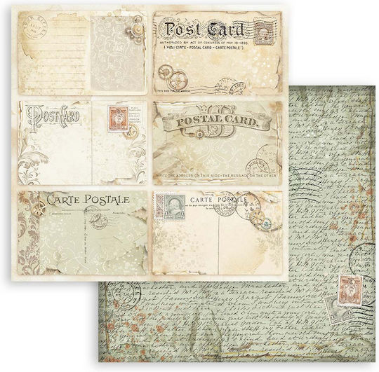 Stamperia Scrapbooking 170gr/m² 10 Blätter 10Stück