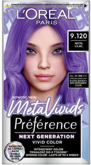 Meta Vivids Haarfärbemittel 9.120 Meta Flieder 75ml
