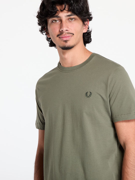 Fred Perry T-Shirt Laurel Wreath Green, Night Green