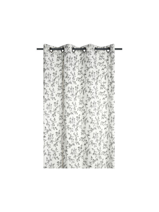 Perdea Cu Capse S-f Clarine Ecru 140x260cm