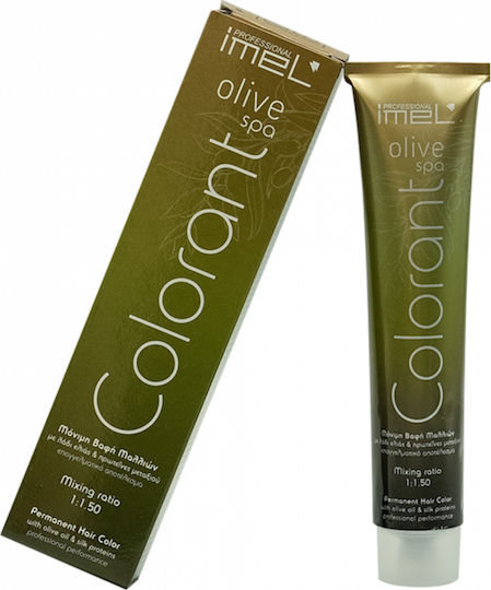 Imel Olive Spa Hair Color Cream Βαφή Μαλλιών 7.8 Beige Blond 100ml