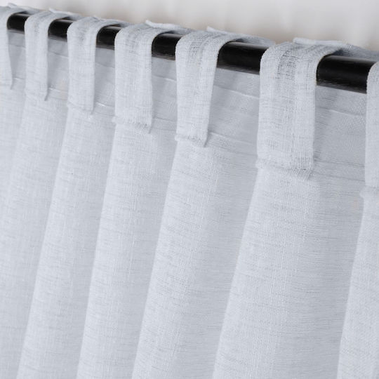 S-f Madrid Gray Curtain with Tab Top 140x280cm