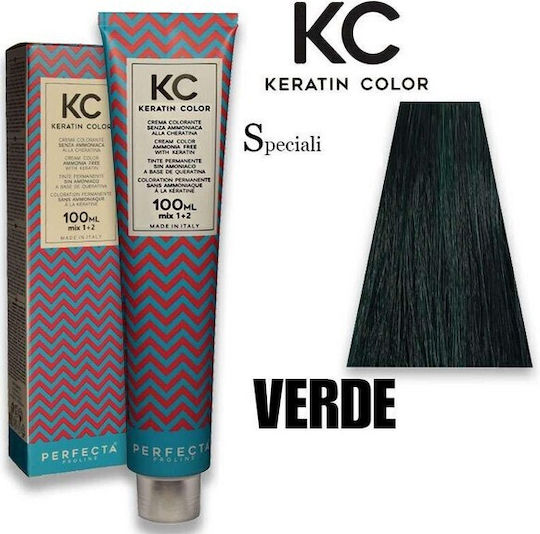 Faipa Perfecta Keratin Color Hair Dye no Ammonia Mixton Green 100ml