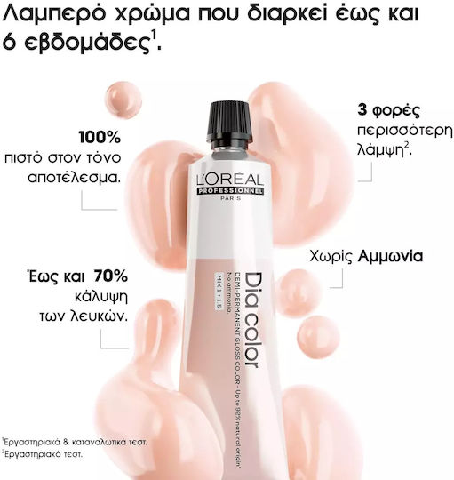 L'Oréal Professionnel Dia Color Temporärer Farbstoff Haarfärbemittel Ohne Ammoniak 6.23 60ml
