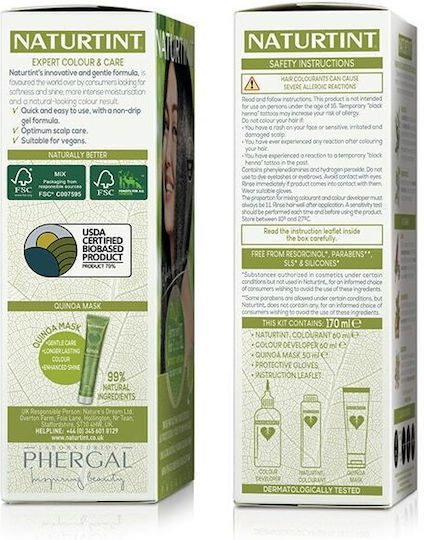 Naturtint Permanenter Haarfärbemittel Χωρίς Αμμωνία 10n Ξανθό Πλατινέ 165ml