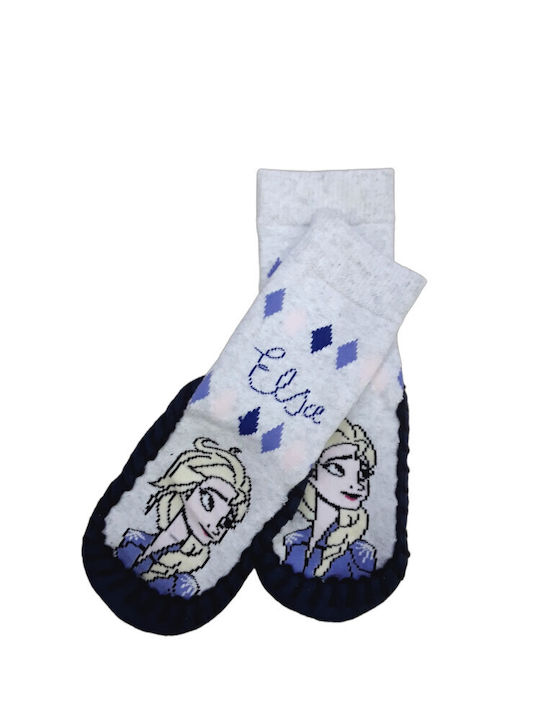 Disney Kids' Slipper Socks Frozen Gray