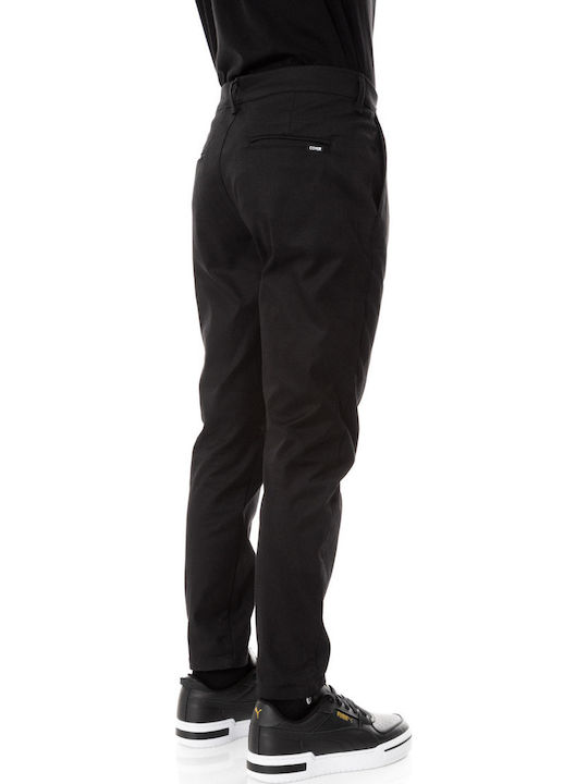 MELT Trousers Chino Elastic Black
