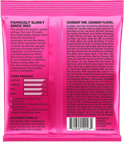 Ernie Ball Μονή Nylon Χορδή για Ηλεκτρική Κιθάρα