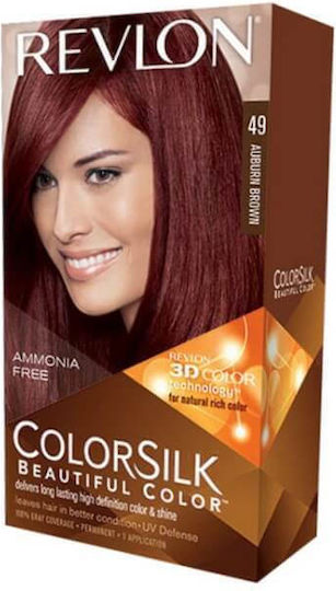 Revlon Colorsilk Keratin Hair Dye 49 Chestnut Red 130ml