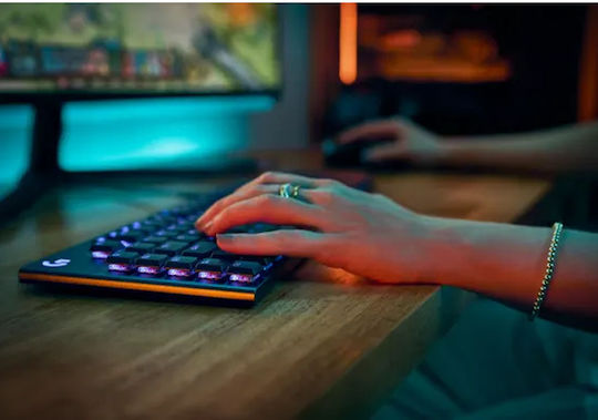 Logitech G915 X Gaming Μηχανικό Πληκτρολόγιο με GL Tactile διακόπτες και RGB φωτισμό (Αγγλικό US)