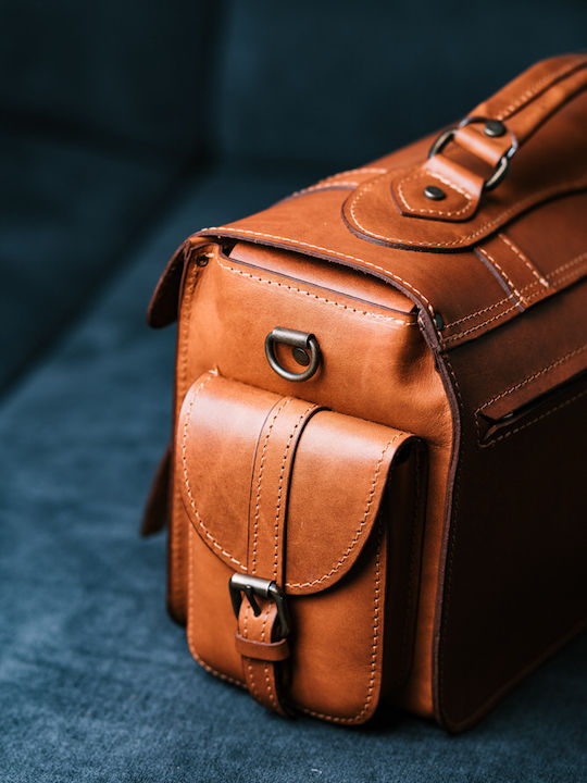 Leder Damentasche Umhängetasche Tabac Braun