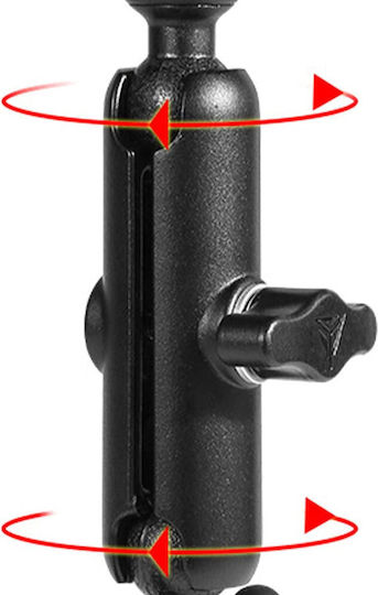 Motowolf Mount Phone Motorcycle with Adjustable Arm 3.5-6.5" for Steering Wheel with Charging