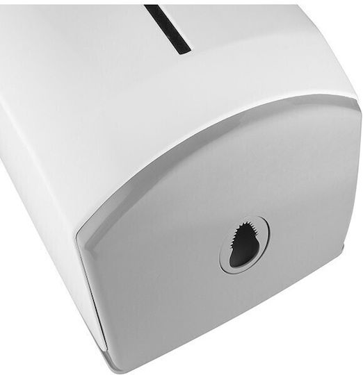 Dacenergy© Dispenser pentru Role de Prosoape de Hârtie Fabricat din ABS 1 Rolă de Prosop de Hârtie cu Diametrul de 22 cm Alb 32x22.2x22.2 cm