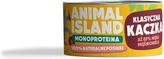 Animal Island Wet Food for Adult Cats in Cans with Duck Gluten-Free 100gr