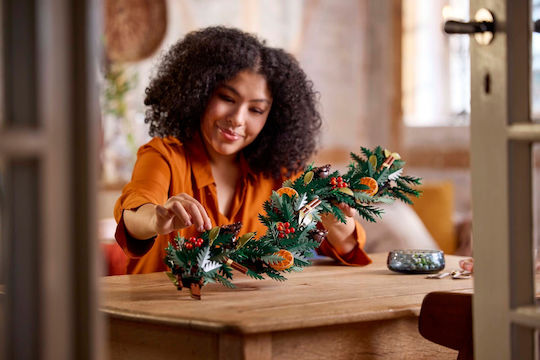 LEGO Botanical Collection Coroniță de Crăciun pentru 18+ Ani 1194 Bucăți
