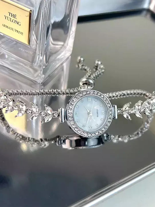 Women's Watch with Silver Metal Bracelet