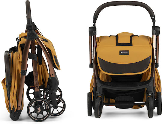 Leclerc Baby Influencer Air Cărucior pentru Bebeluși Potrivit de la 6+ Luni Golden Mustard 6.6kg