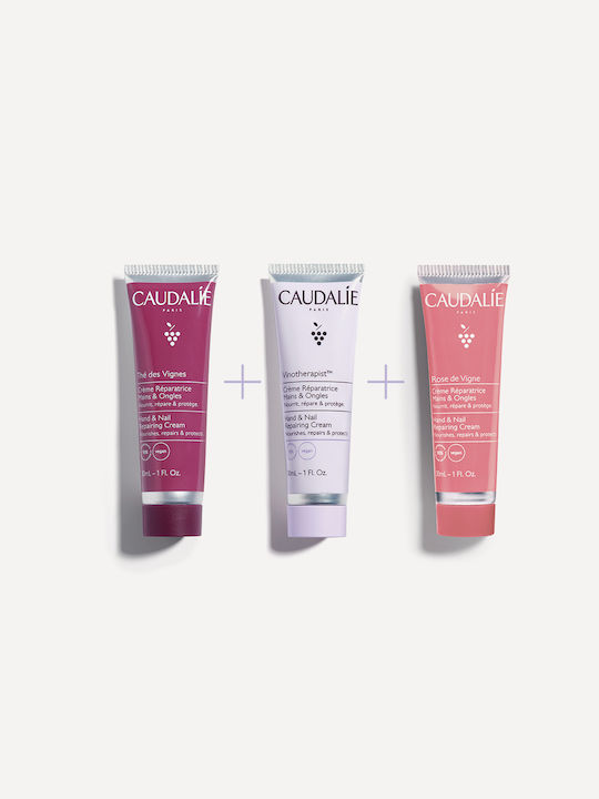 Caudalie Hand Cream Trio Σετ Περιποίησης για Ενυδάτωση 3τμχ