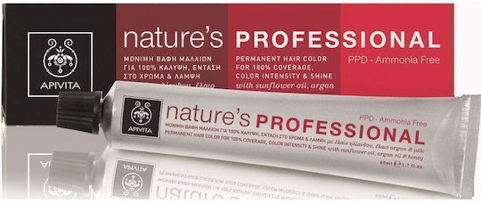 Apivita Nature's Professional Βαφή Μαλλιών Χωρίς Αμμωνία 7.13 Ξανθό Σαντρέ Μελί 50ml