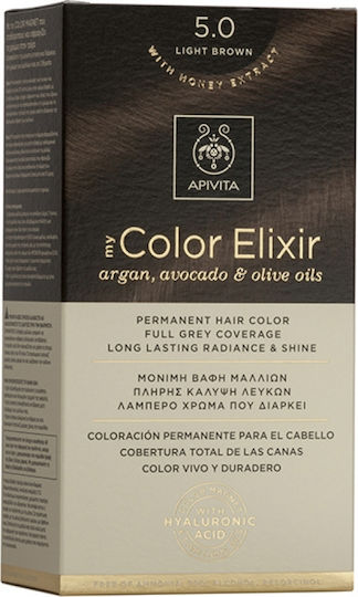 Apivita My Color Elixir Hair Dye no Ammonia 5.0 Chestnut Open 50ml