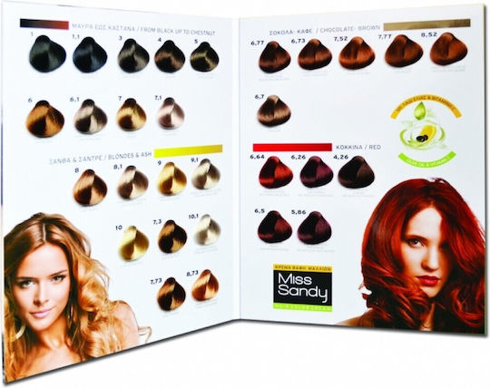 Miss Sandy Cremă De Culoare Vopsea De Păr Nr 8,73 Blond Deschis Miere 60ml