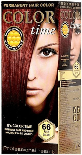 Rosa Impex Color Time Βαφή Μαλλιών 66 Ruby Cream 100ml