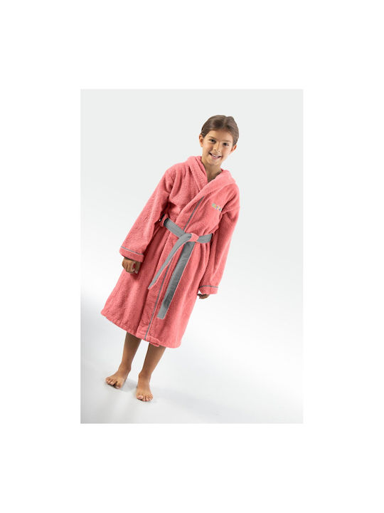 Guy Laroche Kids Hooded Bathrobe Kiddies Mellow